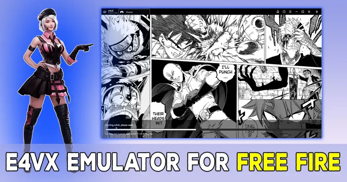 Download E4VX Emulator for Free Fire on Low-End PC: Headshots and Boost FPS